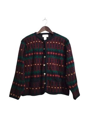 Tally-Ho Vintage Acrylic Knit Sweater Sz S